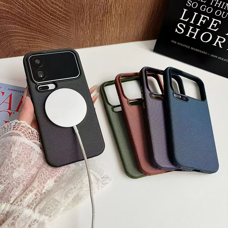 Phone Cases Quality - حافظة هاتف مغناطيسية منسوجة بتقنية رسمية
