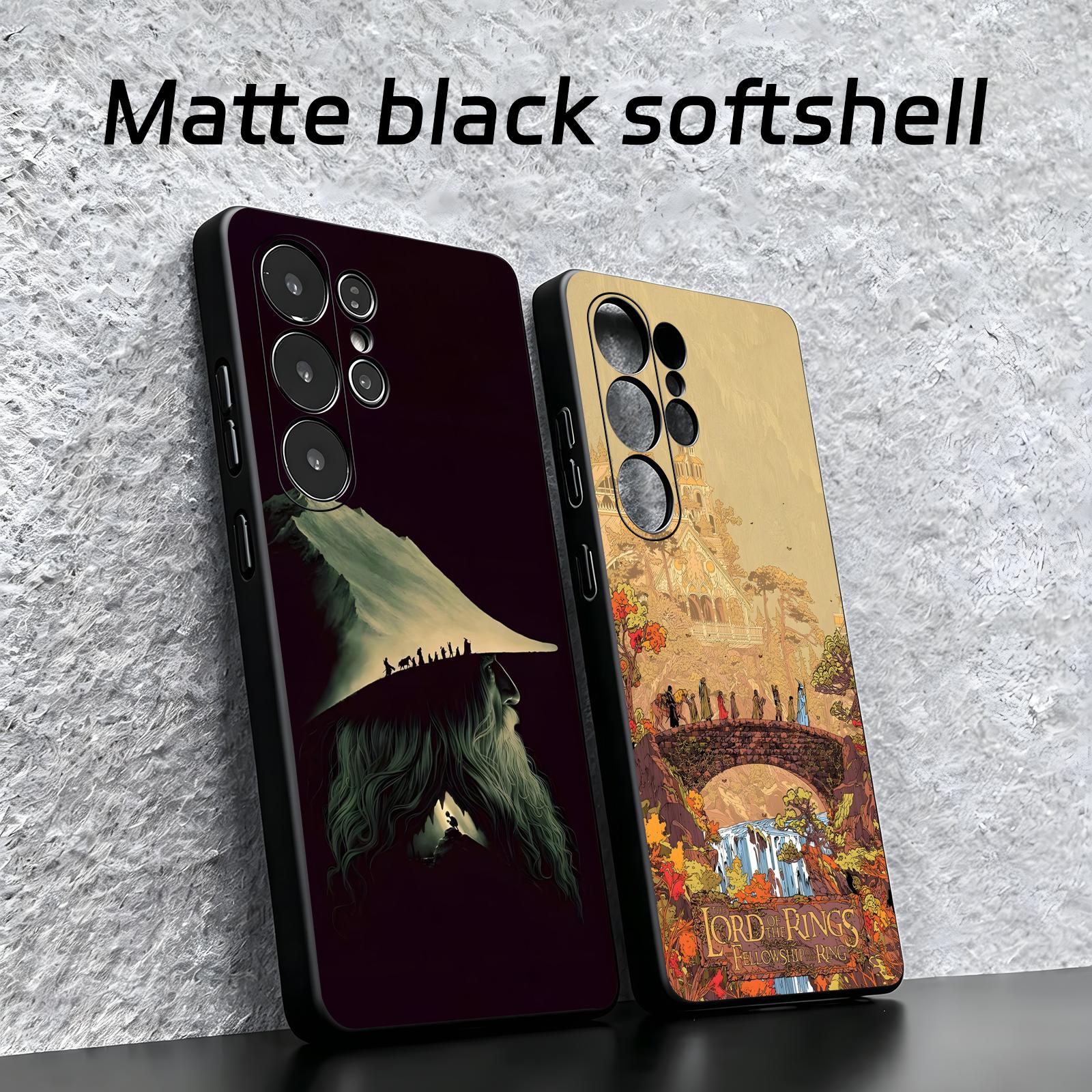 Phone Cases Black - غطاء هاتف لسامسونج S26 S25 S24