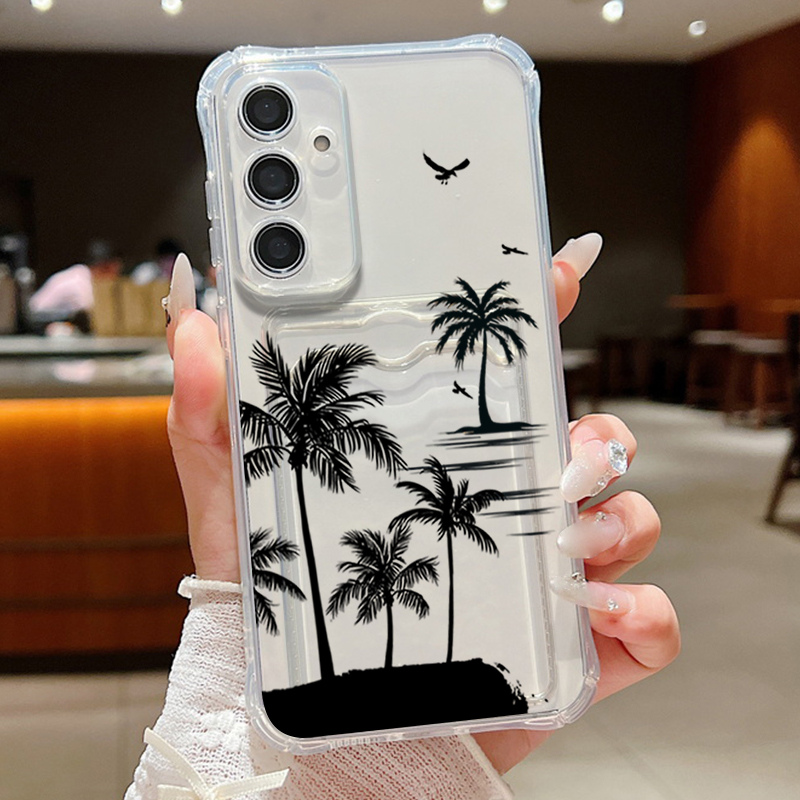 Phone Cases Galaxy A17 - جراب هاتف بفتحة بطاقة لهاتف سامسونج