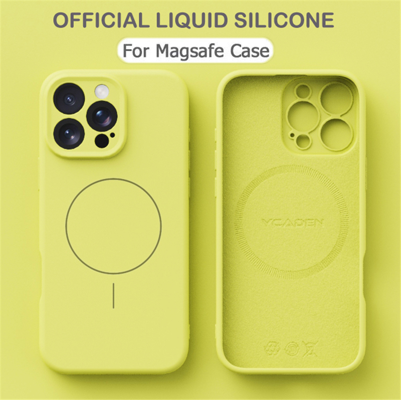 Phone Cases Arc - غطاء سيليكون سائل مغناطيسي ناعم لحافظة