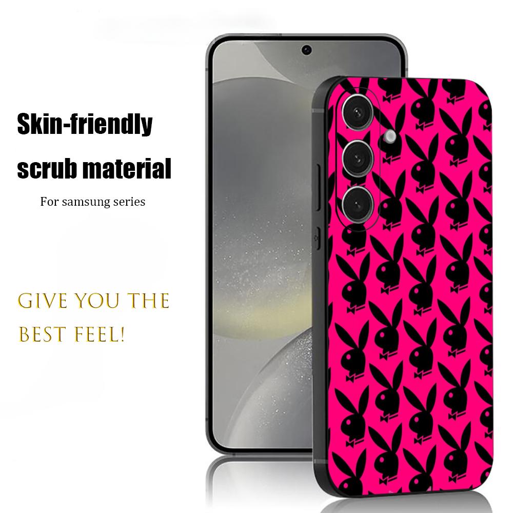 Phone Cases Black - غطاء هاتف أنيق P-PlayEs لسامسونج جالاكسي