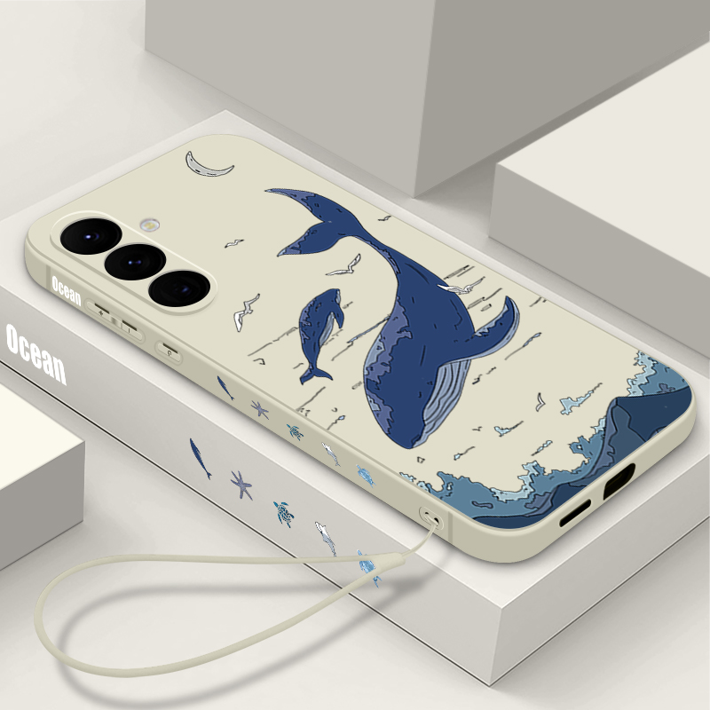 Phone Cases Galaxy A17 - جراب هاتف حيتان لهواتف سامسونج جالاكسي
