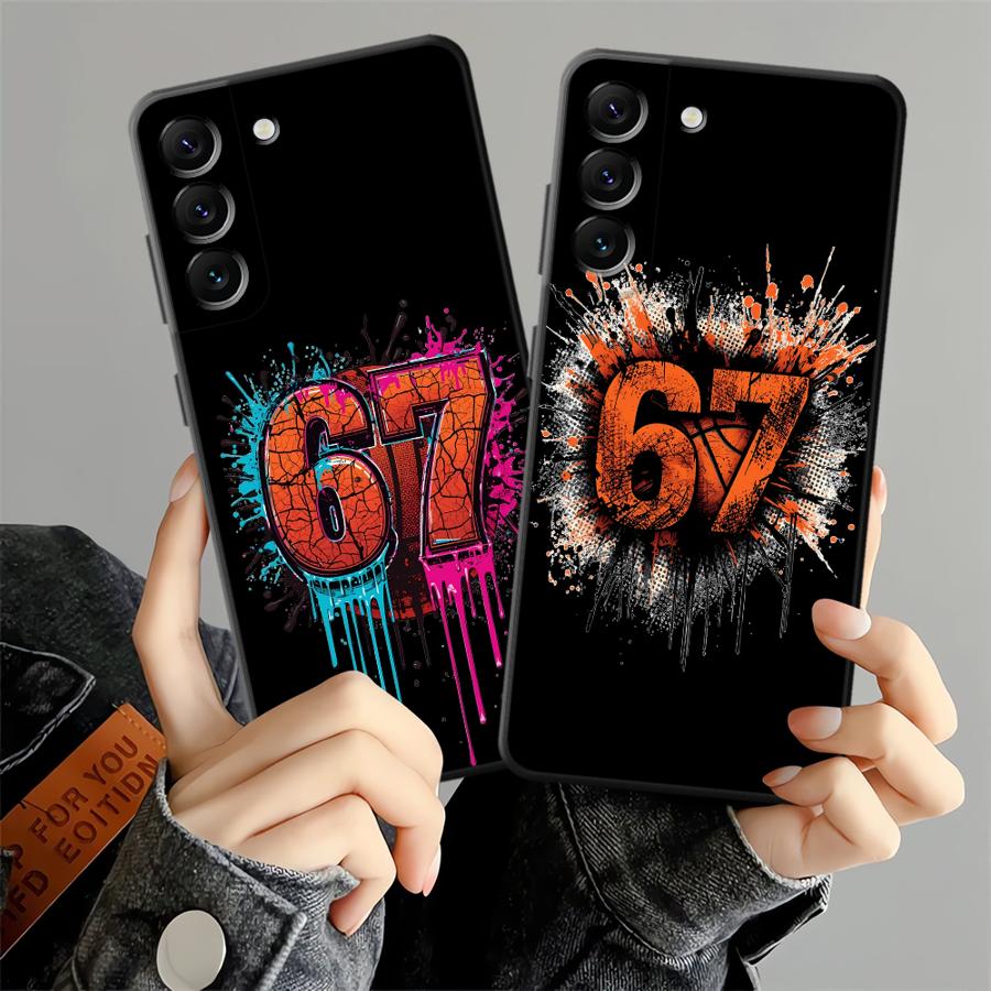 Phone Cases Galaxy A17 - جرافيتي بسكت بول 67 حافظة لهاتف