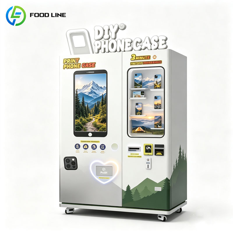 Phone Cases Vending Machine - كشك بيع أغطية الهواتف المخصصة، آلة