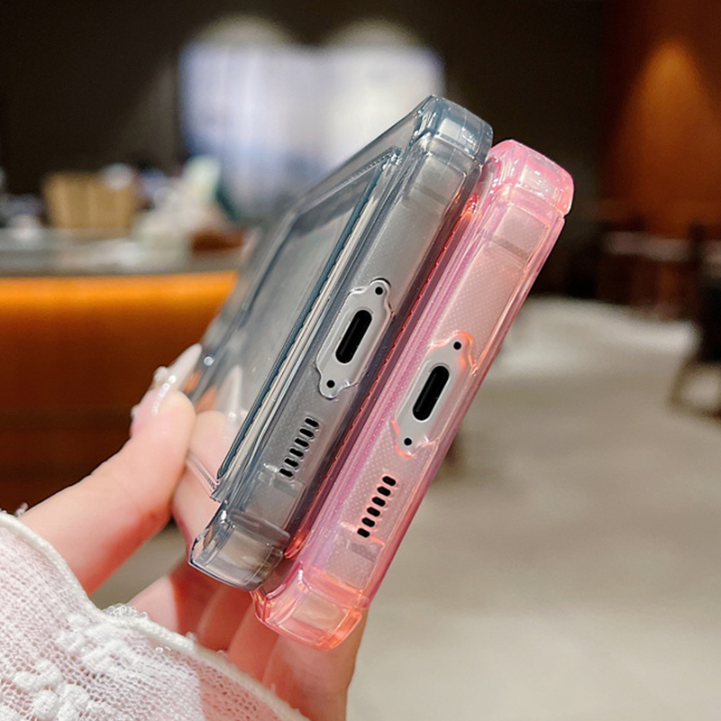 غطاء هاتف شفاف بفتحة للبطاقات  - مراجعة Phone Cases Galaxy A17 وسعره