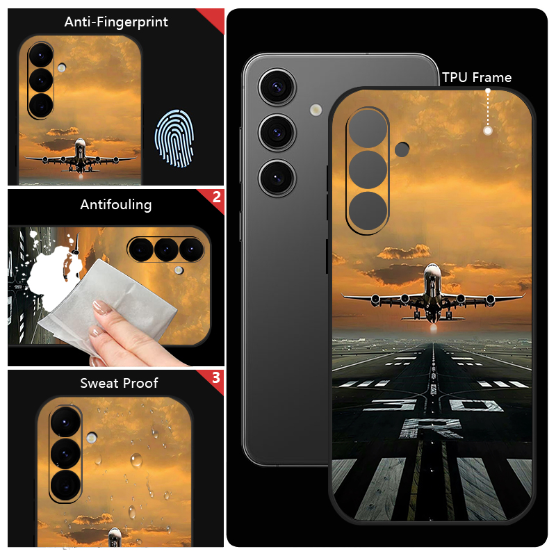 جراب هاتف بتصميم طائرة من السي - مراجعة Phone Cases Galaxy A17 وسعره