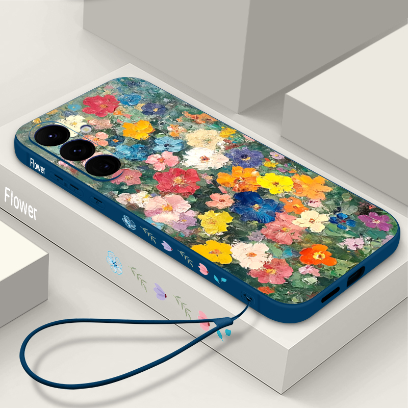 جراب هاتف إبداعي بتصميم زهور م - مراجعة Phone Cases Galaxy A17 وسعره