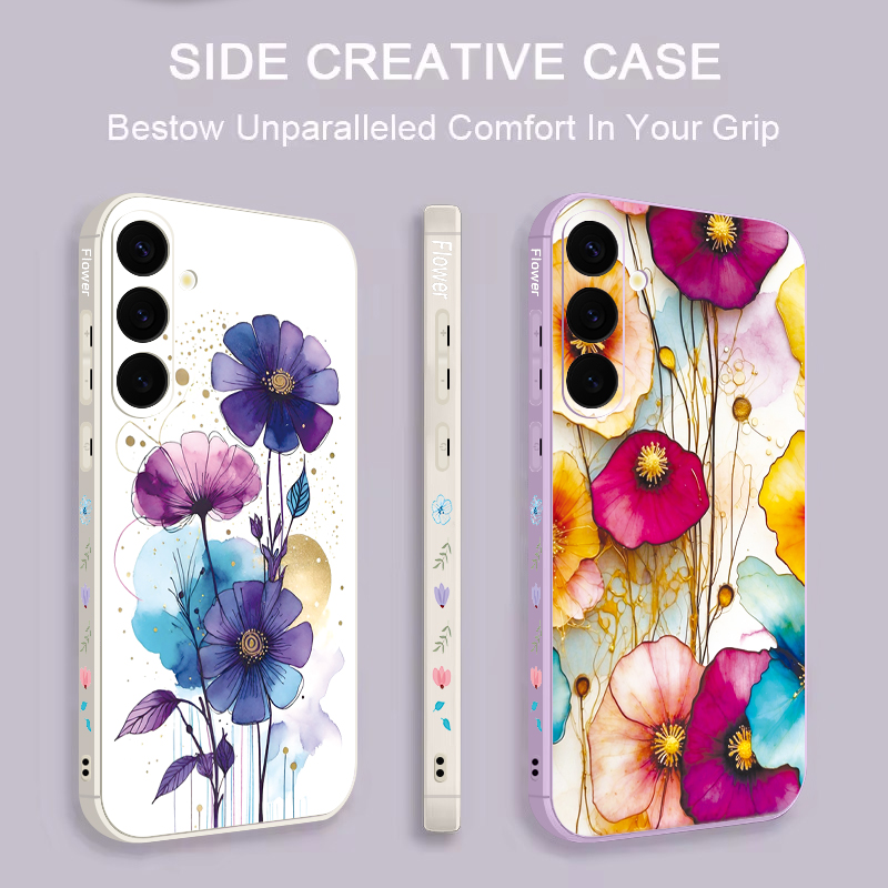 جراب هاتف إبداعي بتصميم زهور م - مراجعة Phone Cases Galaxy A17 وسعره