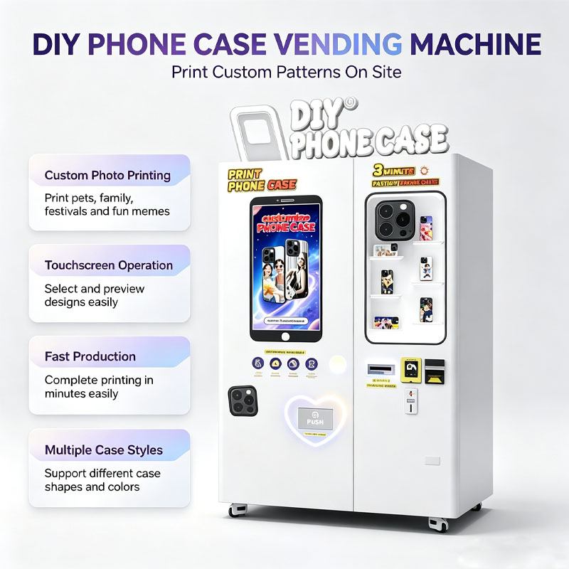 ماكينة بيع ذاتية ذكية مخصصة لأ - مراجعة Phone Cases Vending Machine وسعره