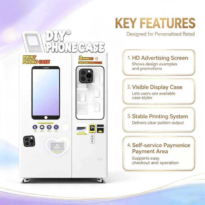ماكينة بيع ذاتية ذكية مخصصة لأ - مراجعة Phone Cases Vending Machine وسعره
