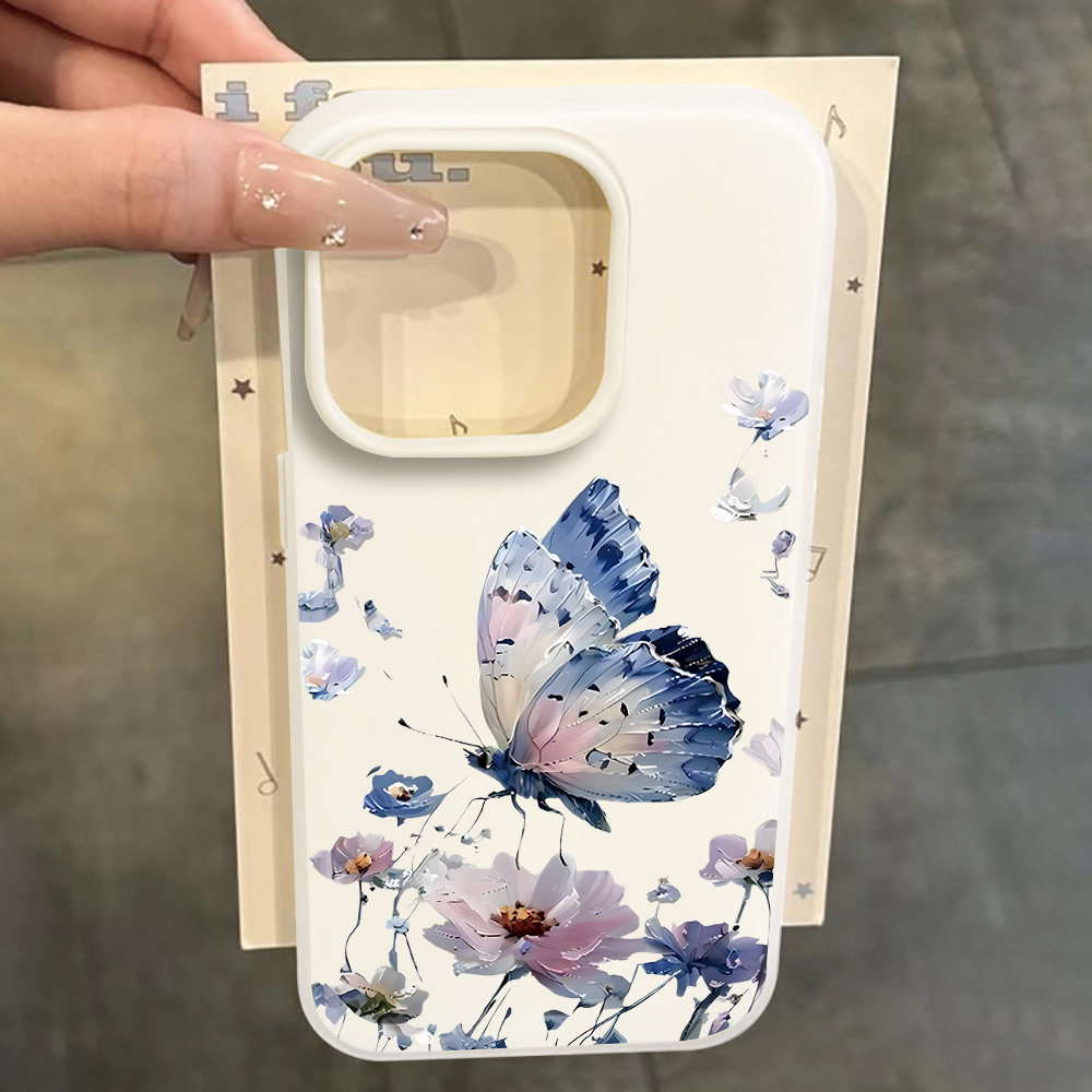 جراب هاتف بتصميم فراشة زهرية ب - مراجعة Phone Cases Galaxy A17 وسعره