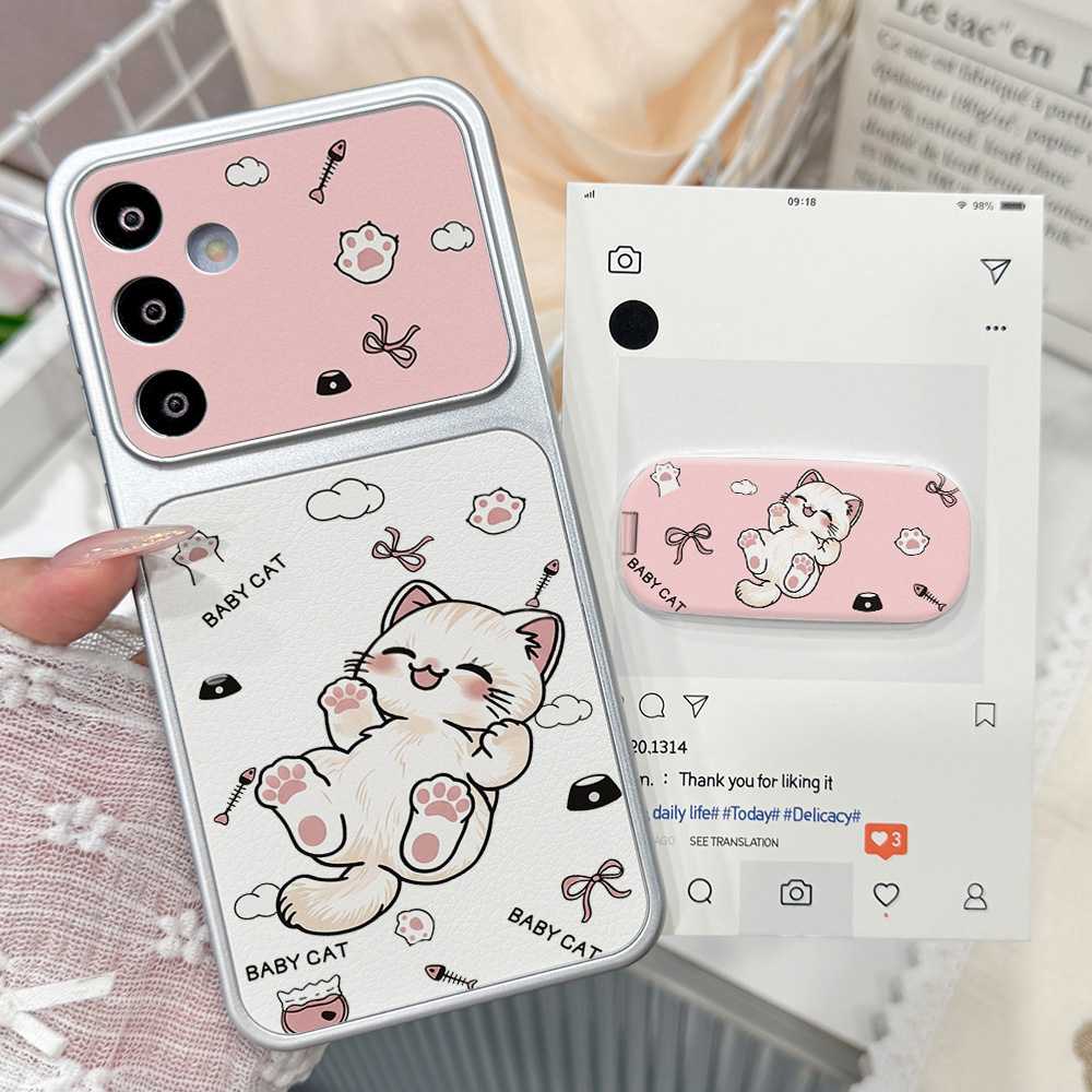 جراب هاتف بتصميم قطة كرتونية ل - مراجعة Cute Anime Case وسعره