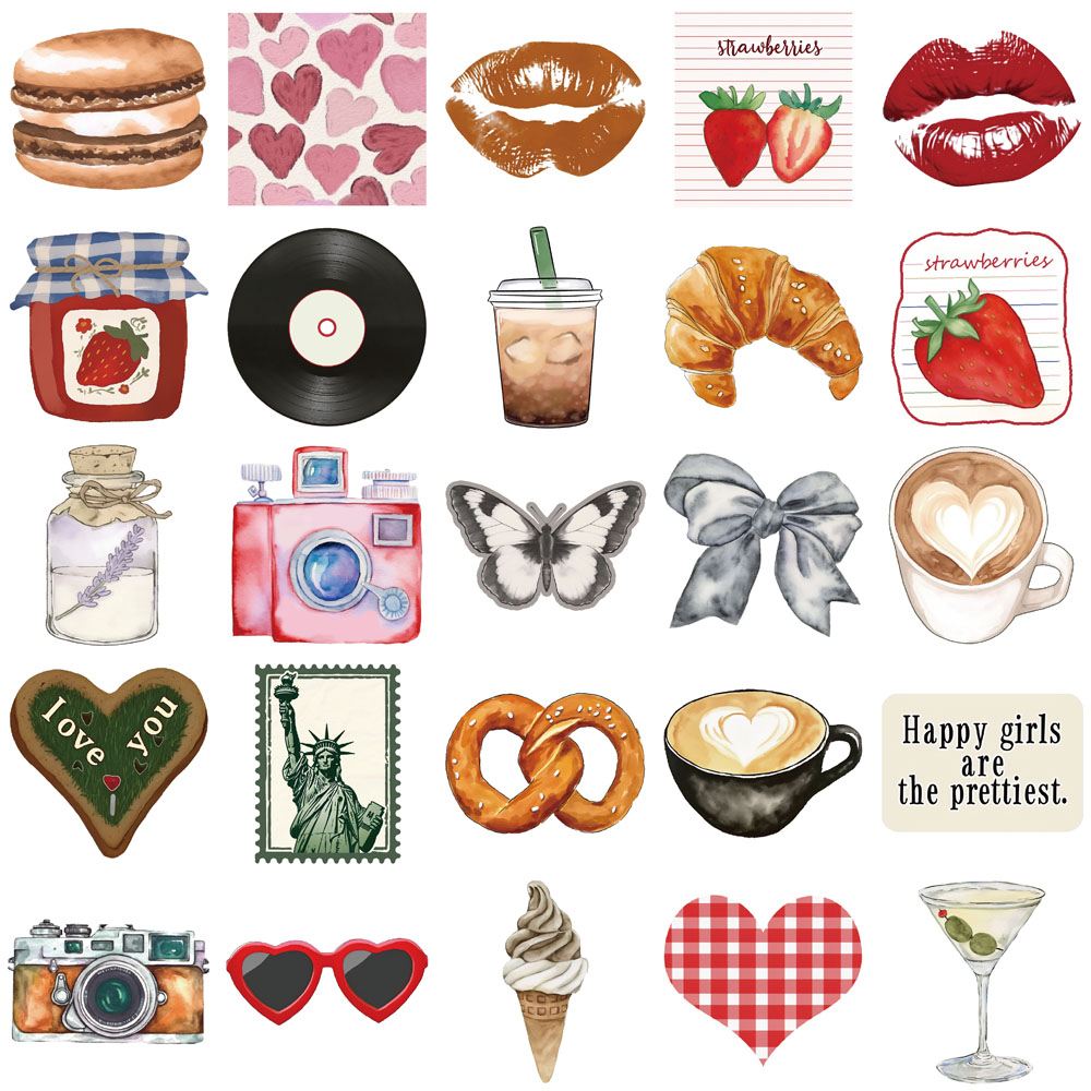 50 قطعة من الملصقات الجمالية ا - مراجعة Phone Cases Pinterest وسعره
