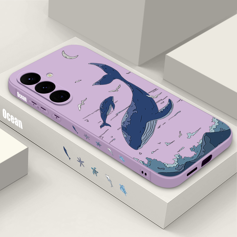 جراب هاتف حيتان لهواتف سامسونج - مراجعة Phone Cases Galaxy A17 وسعره