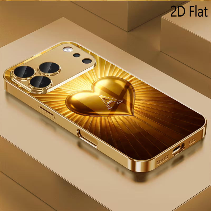 تصميم زجاج مقوى بنقشة القلب ال - مراجعة Phone Cases That Cover The Camera وسعره
