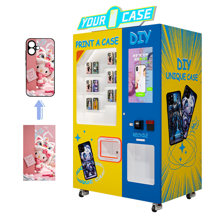 آلة بيع ذاتية لطباعة أغطية اله - مراجعة Phone Cases Vending Machine وسعره