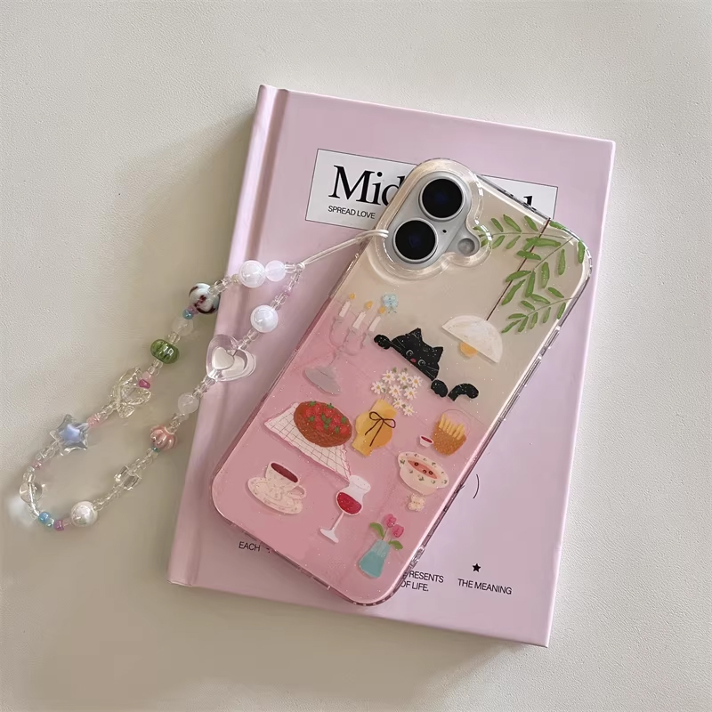 جراب هاتف بتصميم قطة سوداء صغي - مراجعة Cute Anime Case وسعره